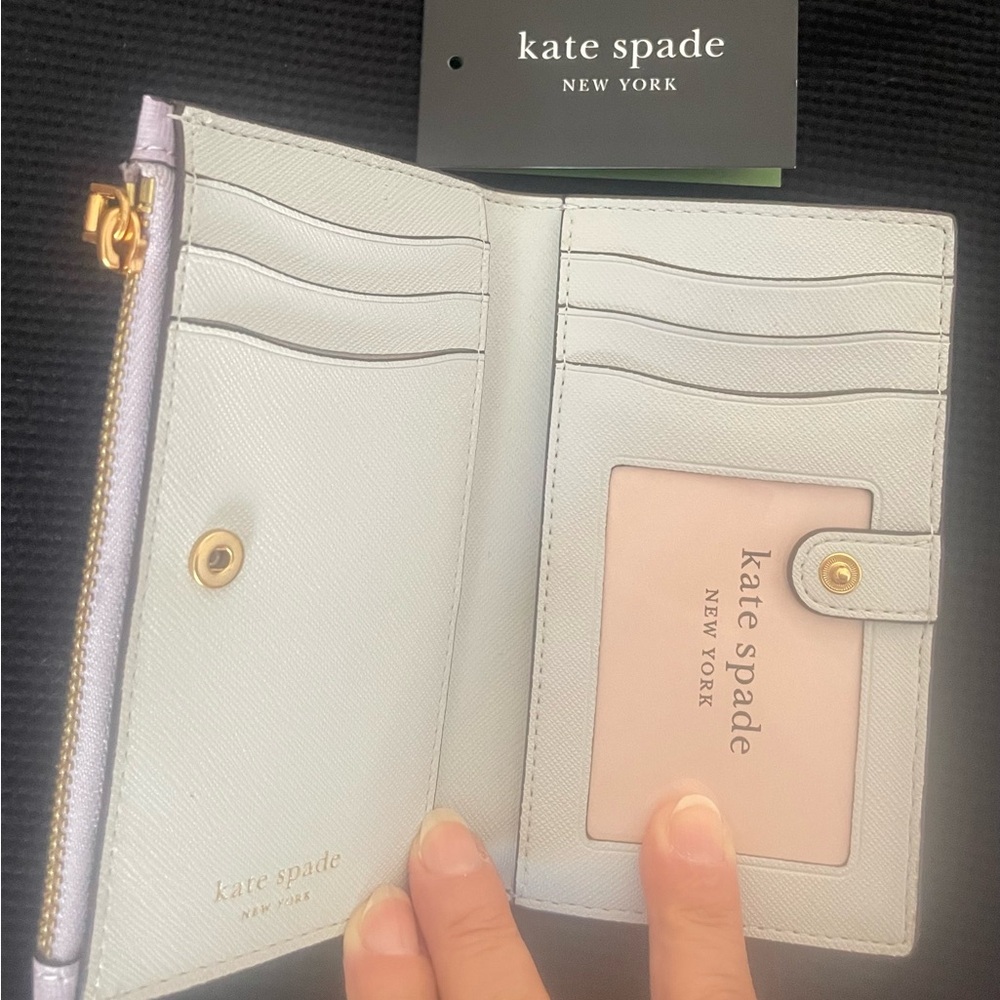 Kate Spade Light Purple Wallet with Gold Accents - Picture 2 of 4